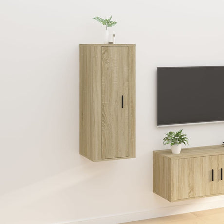 Wall Mounted Tv Cabinet 57X34.5X Sonoma Oak