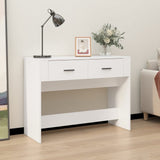 Console Table 100X39X75 Cm Engineered Wood