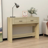 Console Table 100X39X75 Cm Engineered Wood
