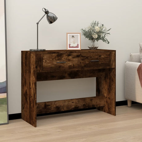 Console Table 100X39X75 Cm Engineered Wood