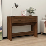 Console Table 100X39X75 Cm Engineered Wood