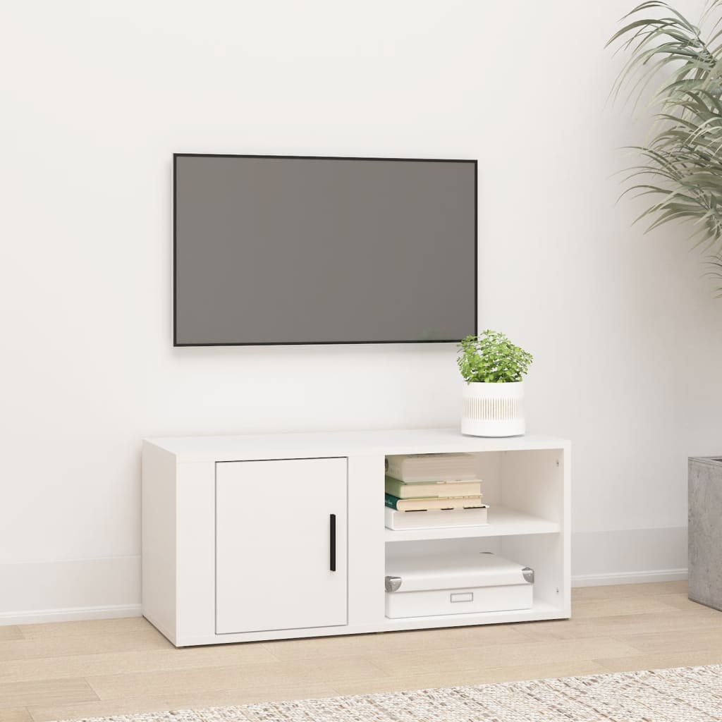 Tv Cabinet 80X31,5X36 Cm Engineered Wood