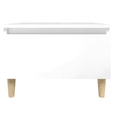 Side Tables 2 pcs High Gloss White 50x46x35 cm Engineered Wood