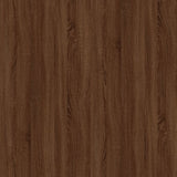 Side Table Brown Oak 50x46x35 cm Engineered Wood