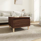 Side Table Brown Oak 50x46x35 cm Engineered Wood