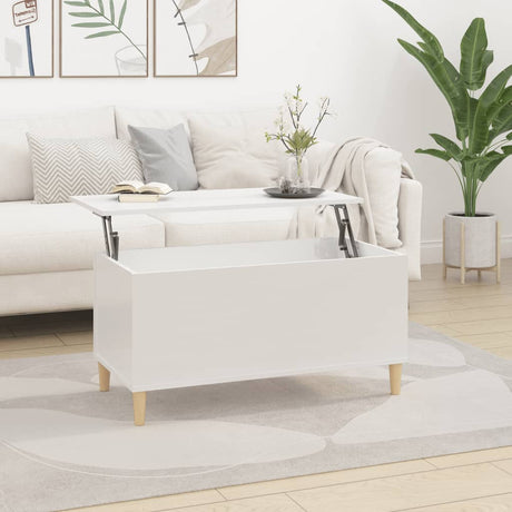Coffee Table 60X44.5X45 Cm Engineered Wood