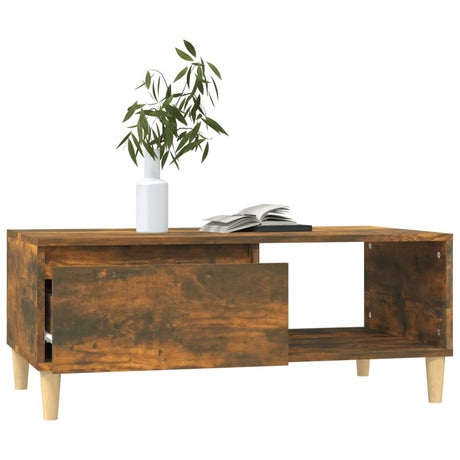 Coffee Table 90X50X36.5 Cm Engineered Wood