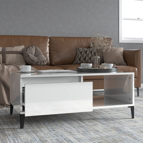 Coffee Table 90X50X36.5 Cm Engineered Wood
