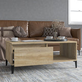 Coffee Table 90X50X36.5 Cm Engineered Wood