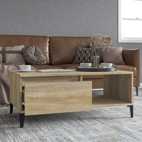 Coffee Table 90X50X36.5 Cm Engineered Wood