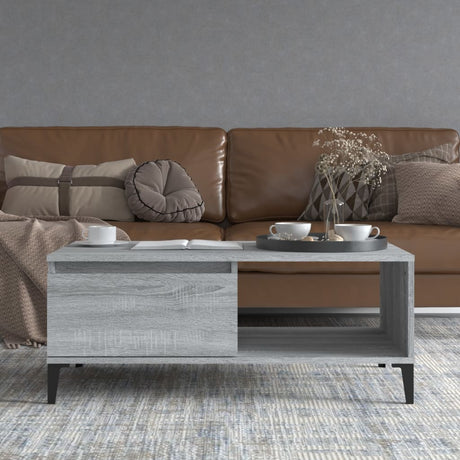 Coffee Table 90X50X36.5 Cm Engineered Wood