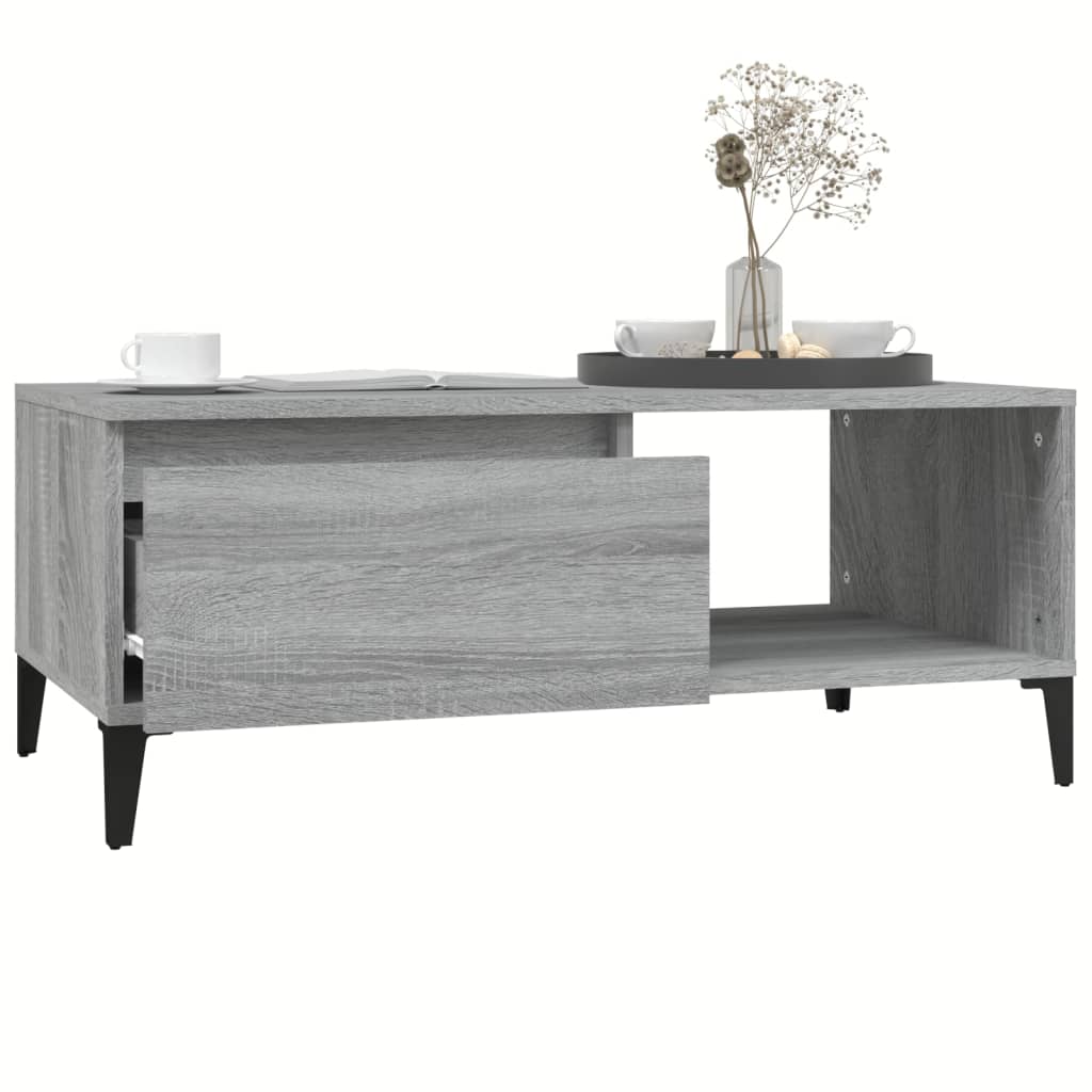 Coffee Table 90X50X36.5 Cm Engineered Wood
