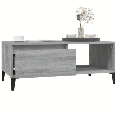 Coffee Table 90X50X36.5 Cm Engineered Wood