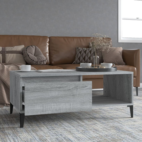 Coffee Table 90X50X36.5 Cm Engineered Wood