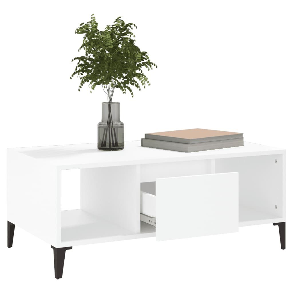 Coffee Table 90X50X36.5 Cm Engineered Wood