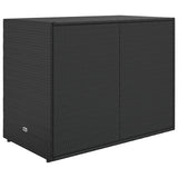 Garden Storage Cabinet 100X55.5X80 Cm Poly Rattan