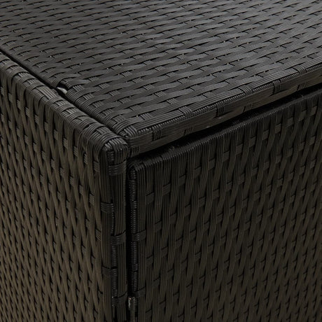 Garden Storage Cabinet 100X55.5X80 Cm Poly Rattan
