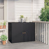 Garden Storage Cabinet 100X55.5X80 Cm Poly Rattan