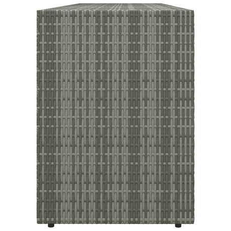 Garden Storage Cabinet 198X55.5X80 Cm Poly Rattan