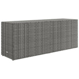 Garden Storage Cabinet 198X55.5X80 Cm Poly Rattan