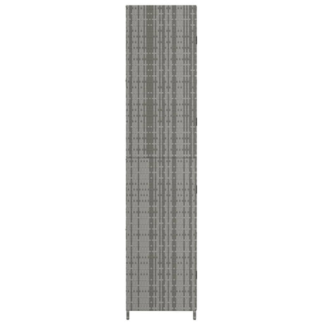 Garden Storage Cabinet 59X40X180 Cm Poly Rattan