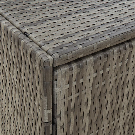 Garden Storage Cabinet 59X40X180 Cm Poly Rattan