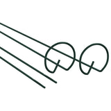 Garden Plant Stakes 20 Pcs Dark Green Steel