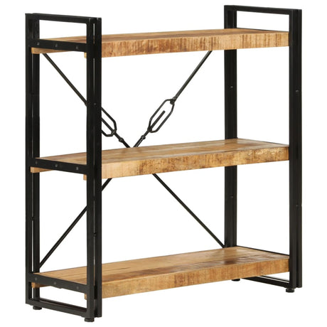 3-Tier Bookcase 60X30X Solid Acacia Wood