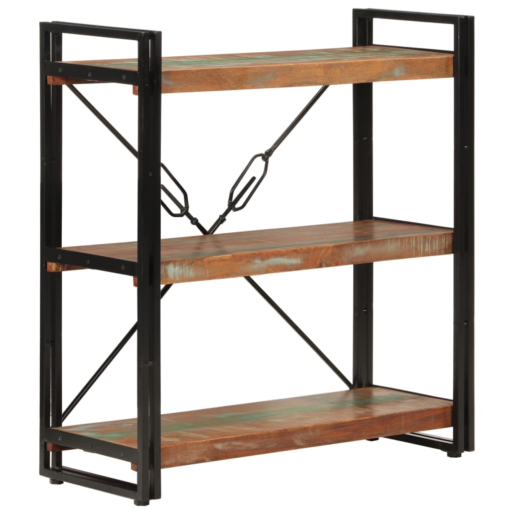 3-Tier Bookcase 60X30X Solid Acacia Wood