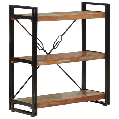 3-Tier Bookcase 60X30X Solid Acacia Wood