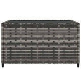 Square Garden Coffee Table 50X50X30 Cm Poly Rattan