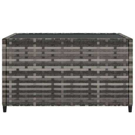 Square Garden Coffee Table 50X50X30 Cm Poly Rattan