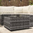 Square Garden Coffee Table 50X50X30 Cm Poly Rattan