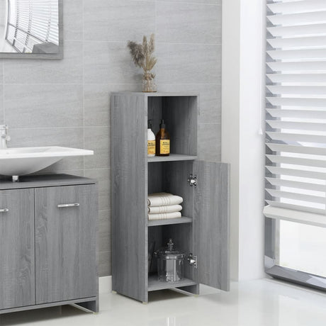 Bathroom Cabinet 30X30X95 Cm Engineered Wood