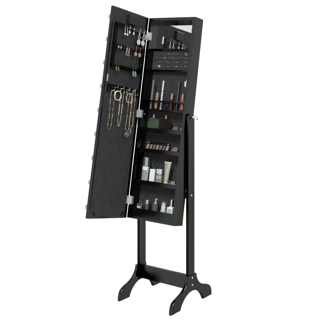 Free-Standing Mirror With Led 34X37X146 Cm