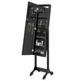 Free-Standing Mirror With Led 34X37X146 Cm