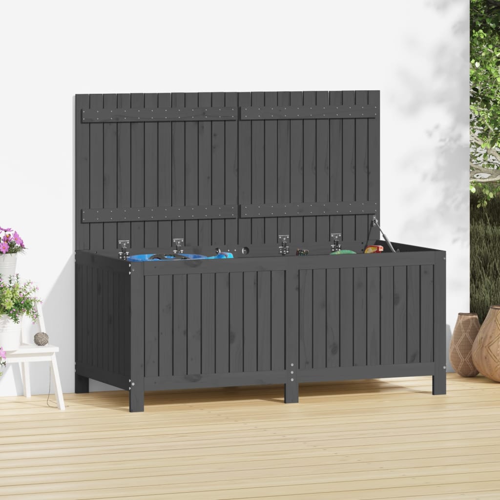 Garden Storage Box Solid Wood Pine