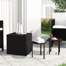 Side Tables 3 Pcs Poly Rattan