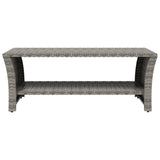 Coffee Table 100X50X40 Cm Poly Rattan