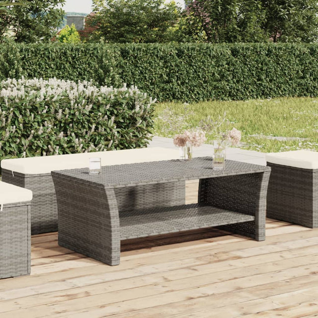 Coffee Table 100X50X40 Cm Poly Rattan