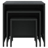 Nesting Tables 3 Pcs Poly Rattan