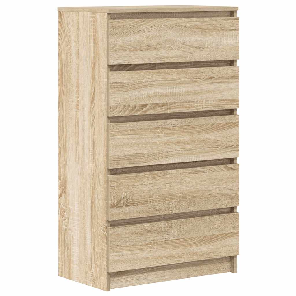 Drawer Cabinet 60X36X103 Cm Engineered Wood