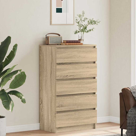 Drawer Cabinet 60X36X103 Cm Engineered Wood