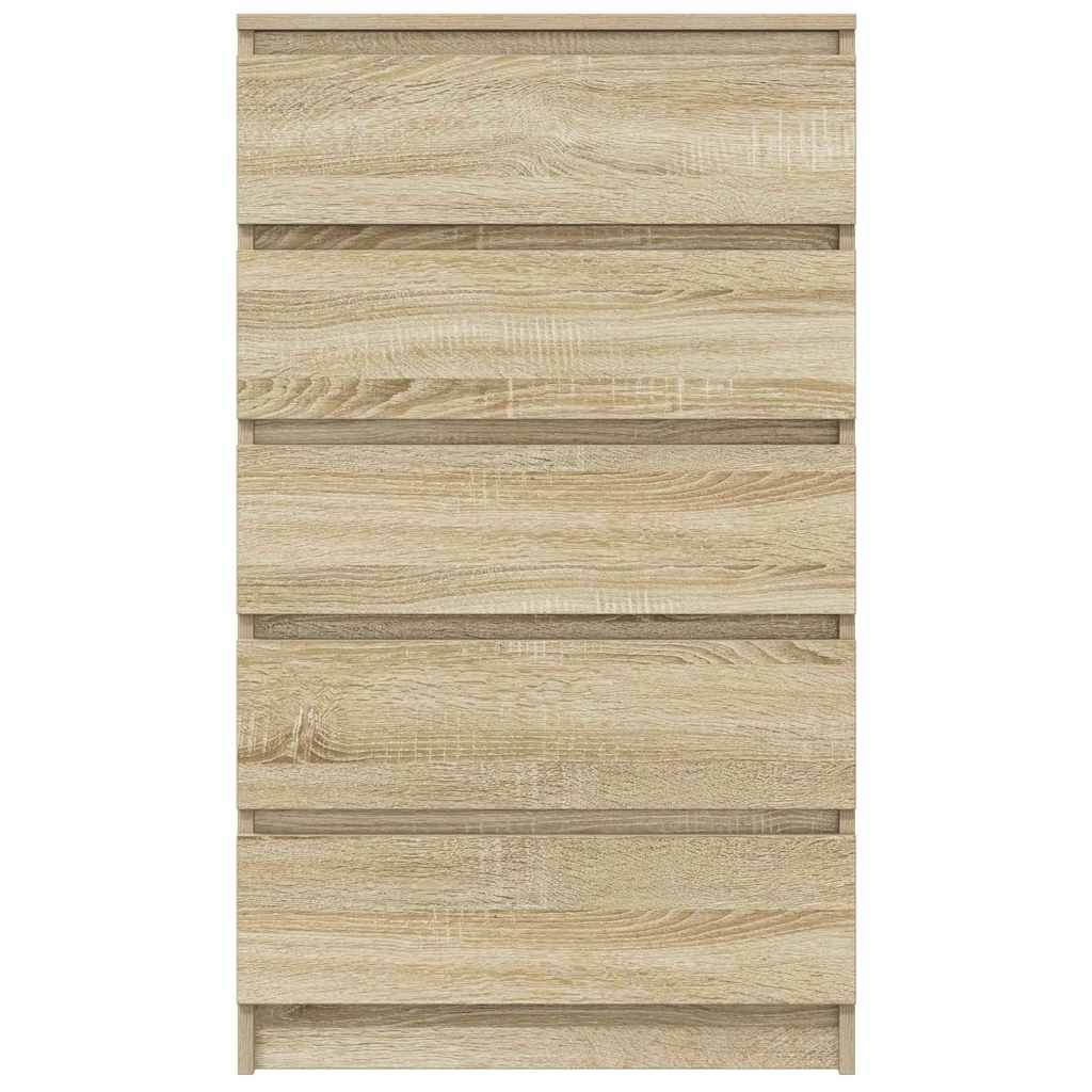 Drawer Cabinet 60X36X103 Cm Engineered Wood