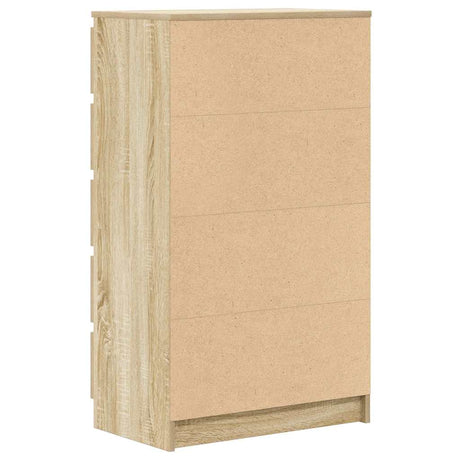 Drawer Cabinet 60X36X103 Cm Engineered Wood