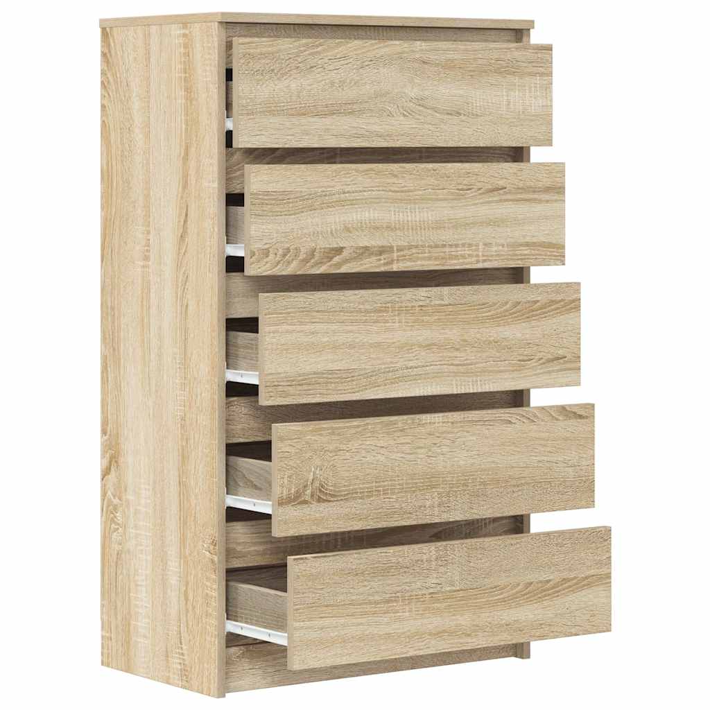 Drawer Cabinet 60X36X103 Cm Engineered Wood