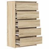 Drawer Cabinet 60X36X103 Cm Engineered Wood