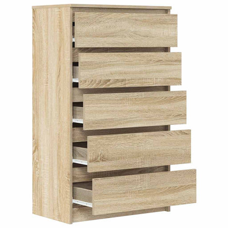 Drawer Cabinet 60X36X103 Cm Engineered Wood