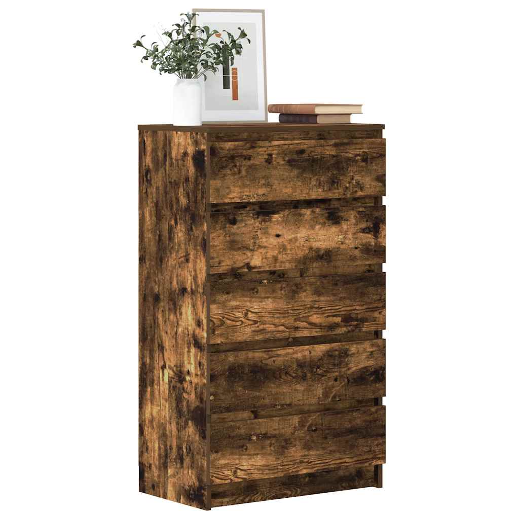 Drawer Cabinet 60X36X103 Cm Engineered Wood