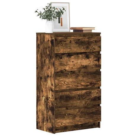 Drawer Cabinet 60X36X103 Cm Engineered Wood